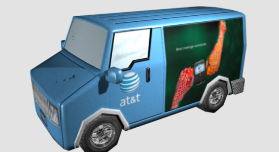 AT&T Textured Van